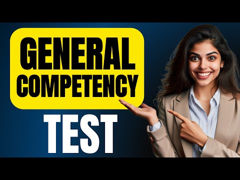 How to Pass General Competency Test: Questions and Answers