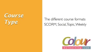 Video 2-1: Course Type (How to use the different Course Formats)