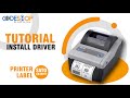 INSTALL DRIVER PRINTER SATO CG408TT