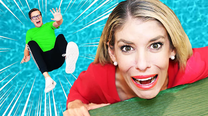 24 Hours Facing Biggest Fear at Giant Waterpark! R...