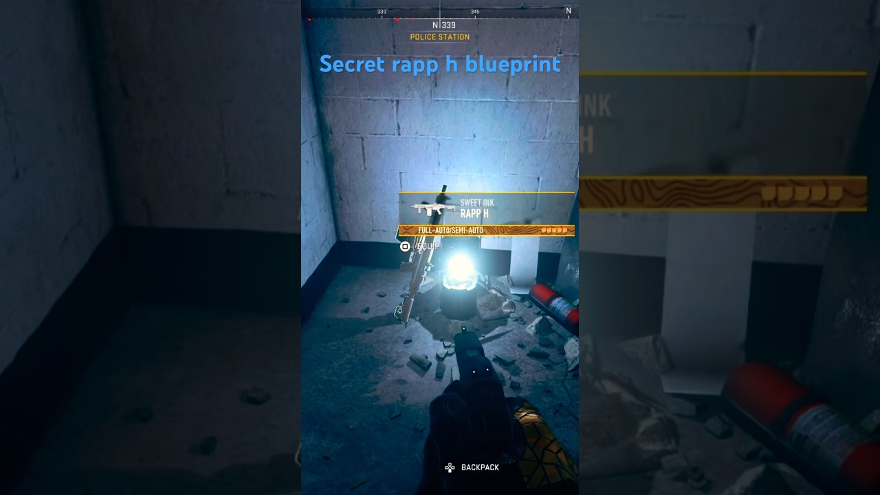 Secret rapp h blueprint in warzone (vondel) 