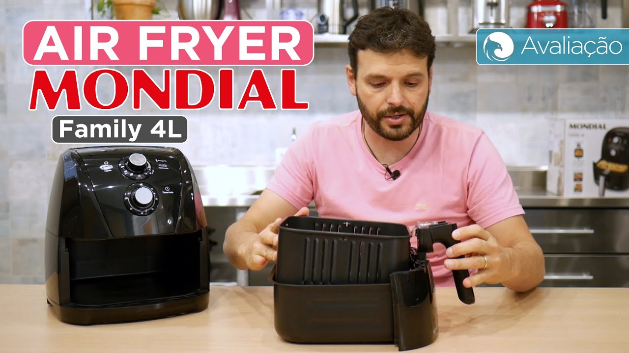 Avaliação da AIR FRYER MONDIAL Family 4L Harpyja YouTube