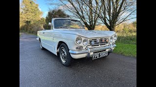 1969 Triumph Vitesse 2 litre Mark 2 Convertible NOW SOLD with Robin Lawton Vintage & Classic