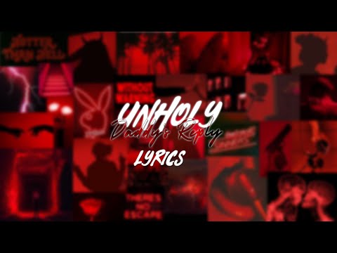 Unholy (Daddy's reply) LYRICS - [VIDKEN x GUN BOI KAZ Remix]