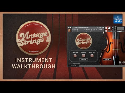 Vintage Strings 2 Instrument Walkthrough