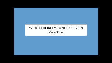 MA104 2.4 Introduction to Problem Solving
