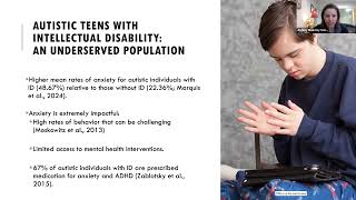 CBT for Anxiety in Teens with Autism and Intellectual Disability - 5/29/24