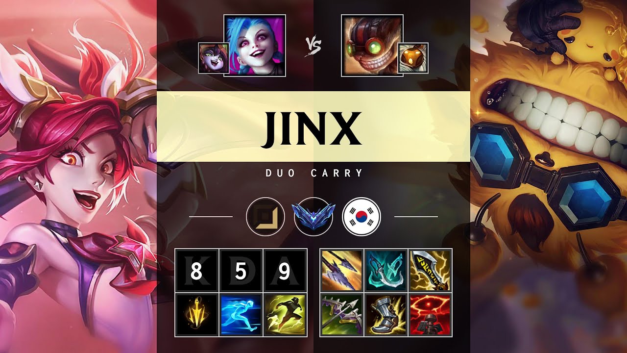 Jinx ADC vs Ziggs - KR Diamond Patch 25.14