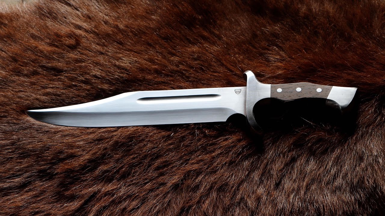 a bowie knife, part 3, making the handle. YouTube