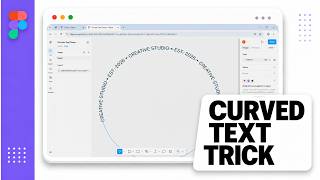 How to Type in a Circle in Figma (Circular Badge Typography)