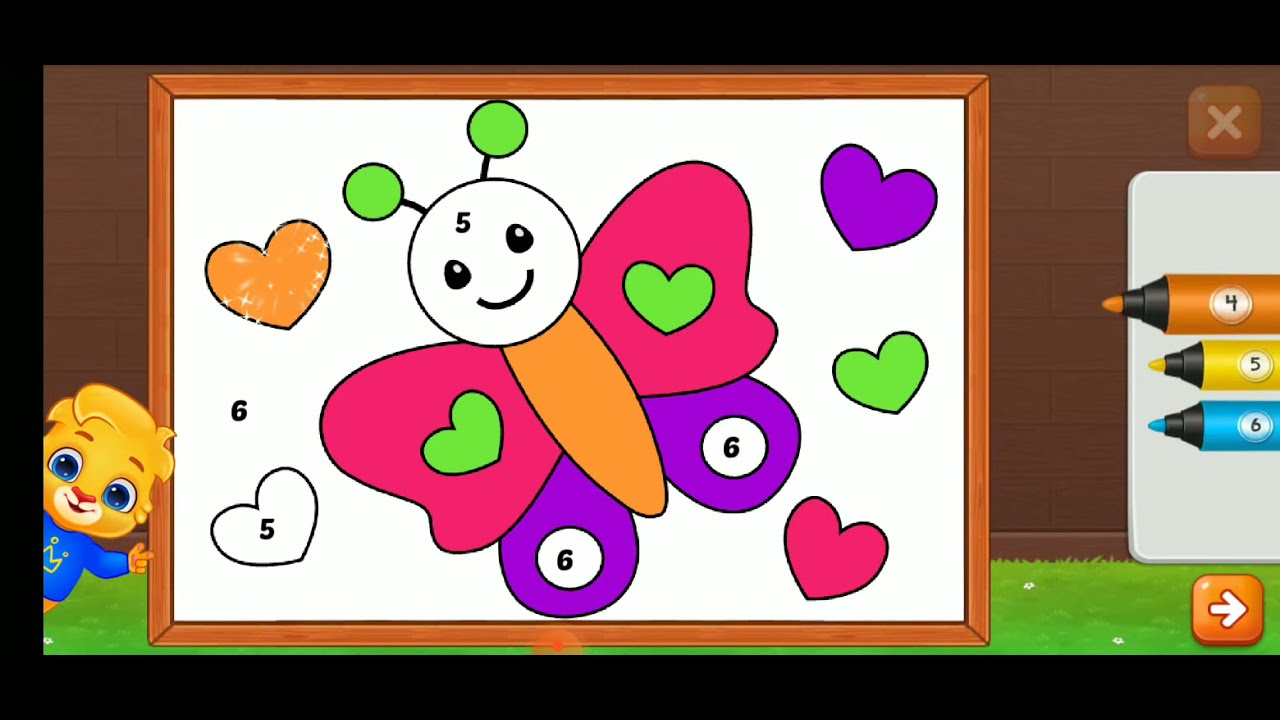 Lucas coloring games part 2|| kids zone gaming channel