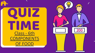 Science Live Quiz | Components of Food | Class 6