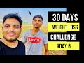 30 Days Weight loss journey | Day 6 | Never stop running | Keep going |