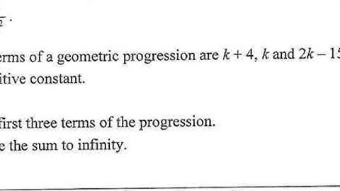 Geometric Progression || Exam Questions || Harrison J Zulu Tutor
