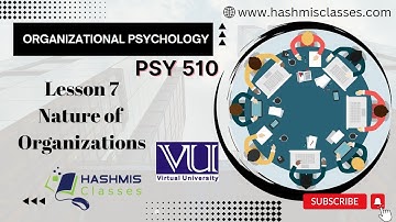 Organizational Psychology Lecture 7 PSY 510 Diversity #virtualuniversity #vushortlectures