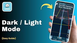 Waze में रात/दिन मोड के बीच कैसे स्विच करें! screenshot 1
