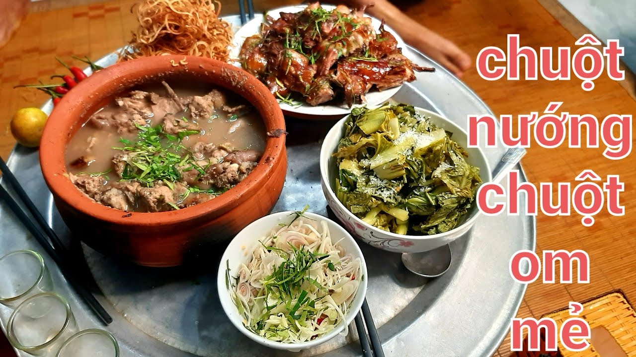 Chuột Nướng.Chuột Om Mẻ Món Ngon Tốn Rượu | Biển Nguyễn ngọc NB.