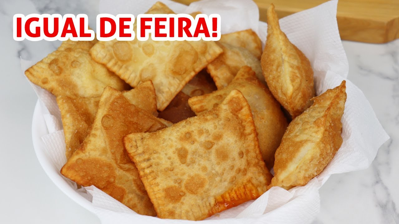 Massa de Pastel Caseiro - Sequinho e Crocante | Receita