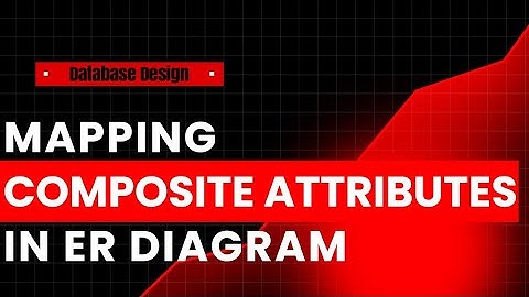 Mapping Composite Attributes in ER Diagram