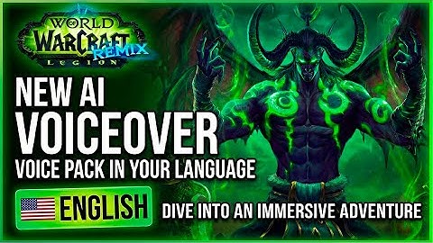 World of Warcraft Legion | Trailer | enUS | Addon AI VoiceOver-Mod
