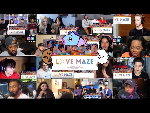 BTS “LOVE MAZE” LYRICS REACTION MASHUP