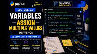 Lecture 6.3 | Assign Multiple Values in Python with Code Examples | Skillify Python Course