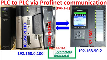 PLC Emerson CPE310 connect with PLC S7-1500 via Proifinet (Part-1)