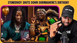 Dormaahene SALUTES Stonebwoy As He Shuts Down His Birthday Party With Top-Notch Performance