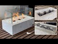 How to make a MODERN Mini Fire Pit - DIY