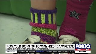 Rock Your Socks for Down syndrome awareness