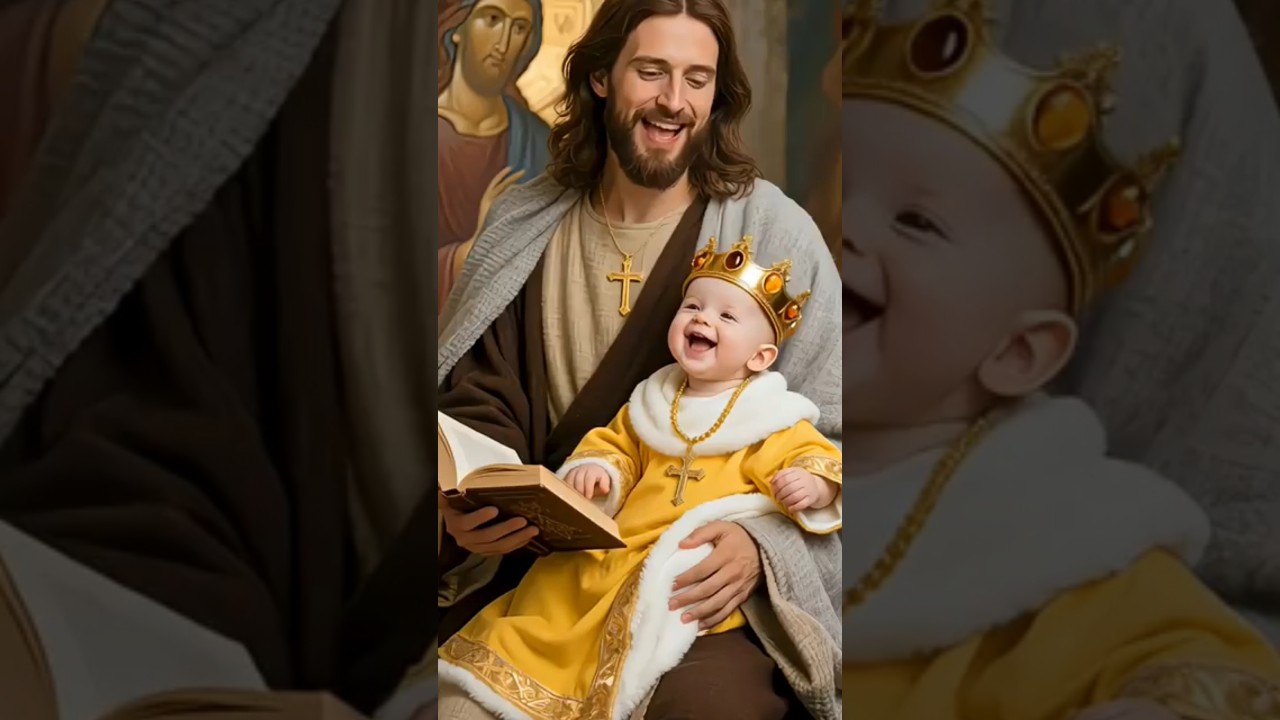 Jesus with little kid's ✝️ 