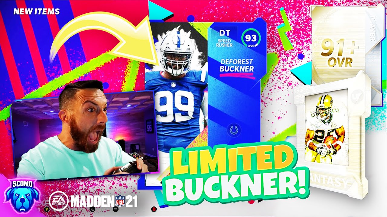 NEW LIMITED DEFOREST BUCKNER IN PACKS! THE 50 BUNDLE MIDNIGHT OFFER! [MADDEN 21]