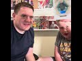 Opening a couple boxes of Goodwin Champions with my son