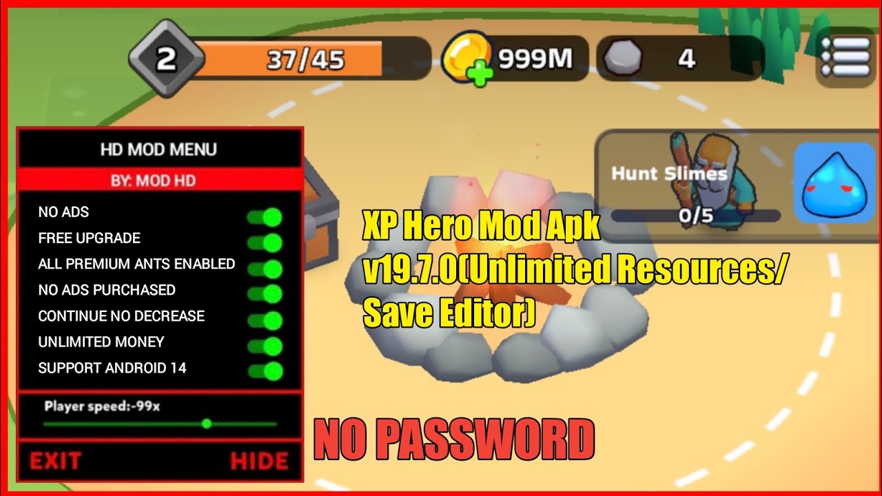 Xp Hero Mod Apk Free Shopping Unlimited Money And Gems Mediafıre Download
