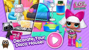 New L.O.L. Surprise! Disco House Game Update 🌸 House Decor | TutoTOONS