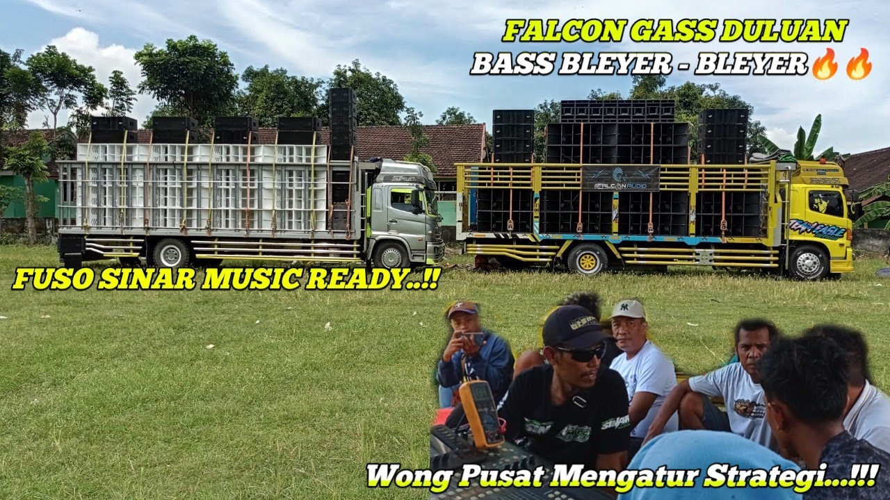 Fuso Sinar Music Ready, Falcon Ngegas duluan dengan bass bleyernya🔥Siap Berangkat Sumbersewu