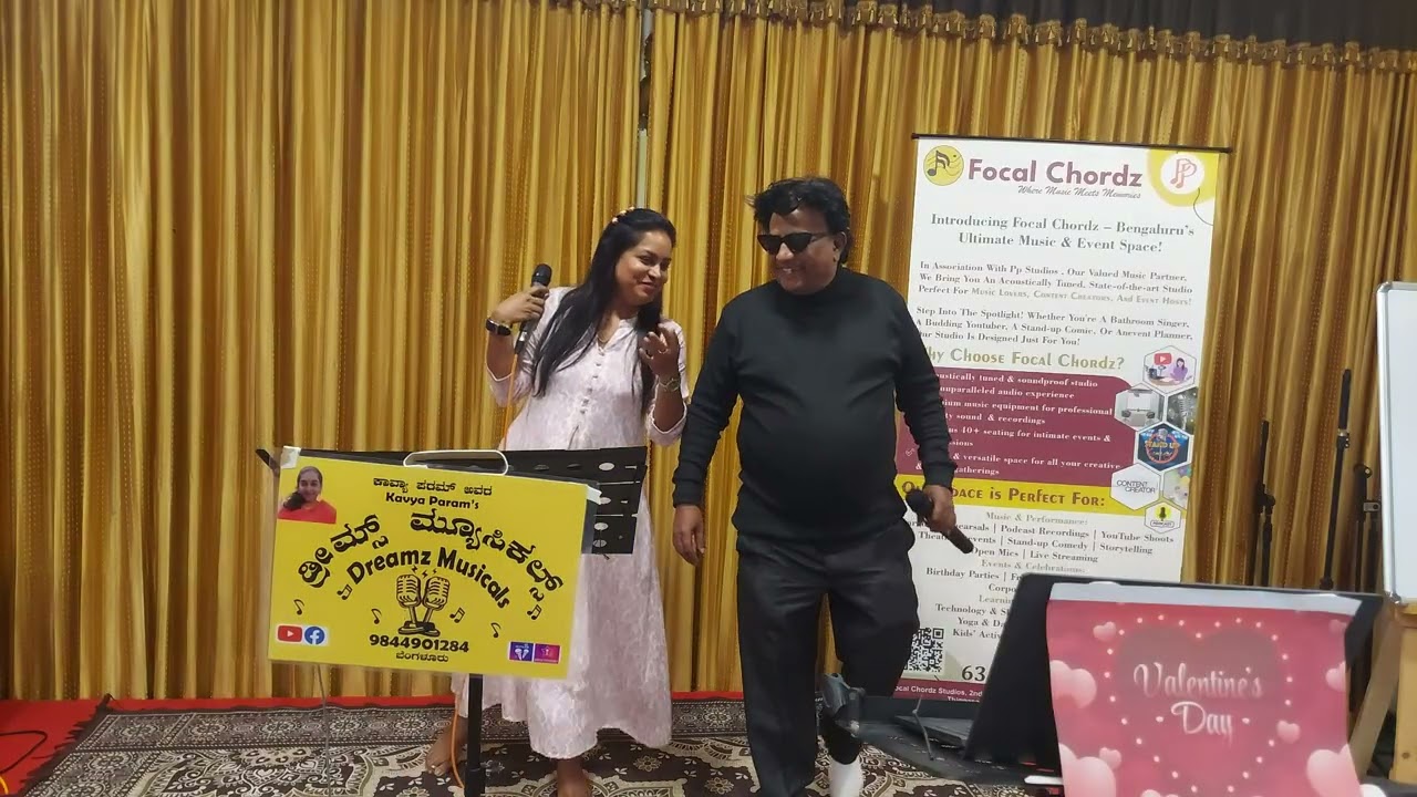 #trending #singersmeet #DreamzMusicals #karoakemeet #14thfeb2026 #duet by Anand and Gayathri 