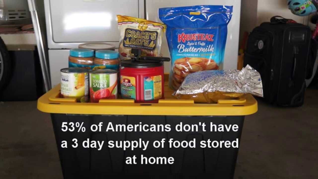 Easy Food Storage for Basic Preps YouTube