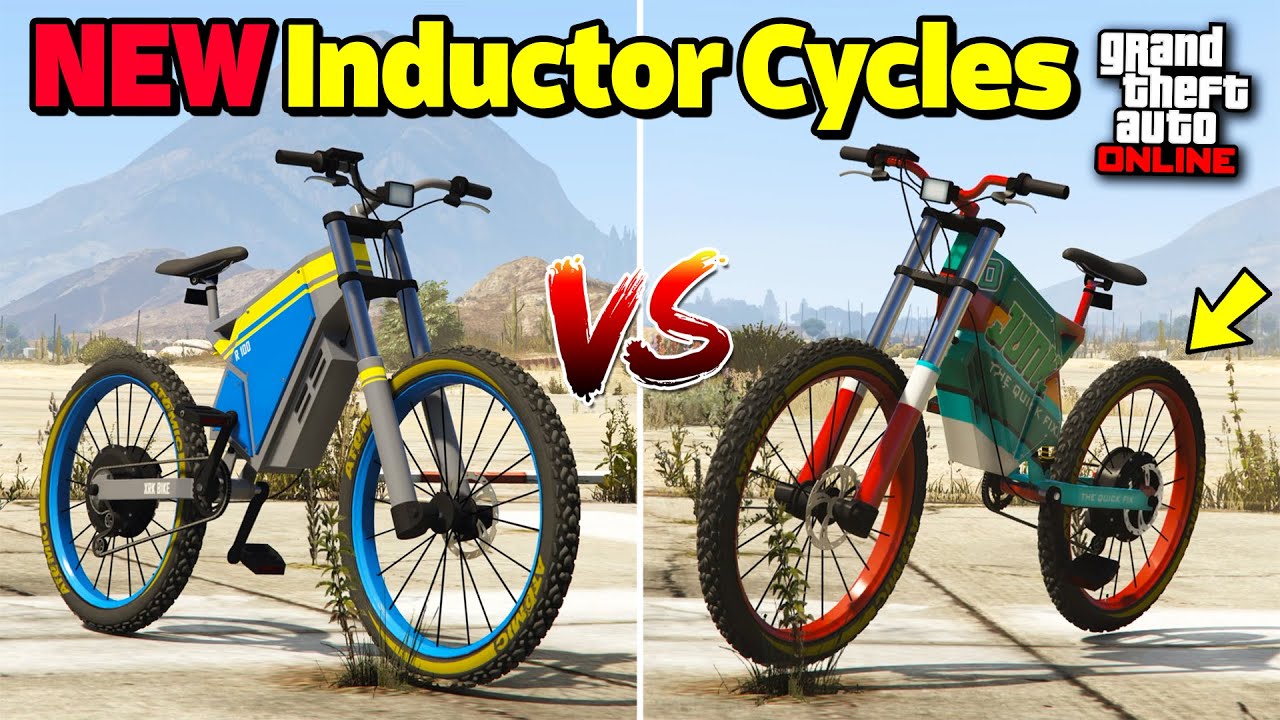 GTA 5 Online - NEW Inductor Bicycle Review and Test (+Time Trials!)