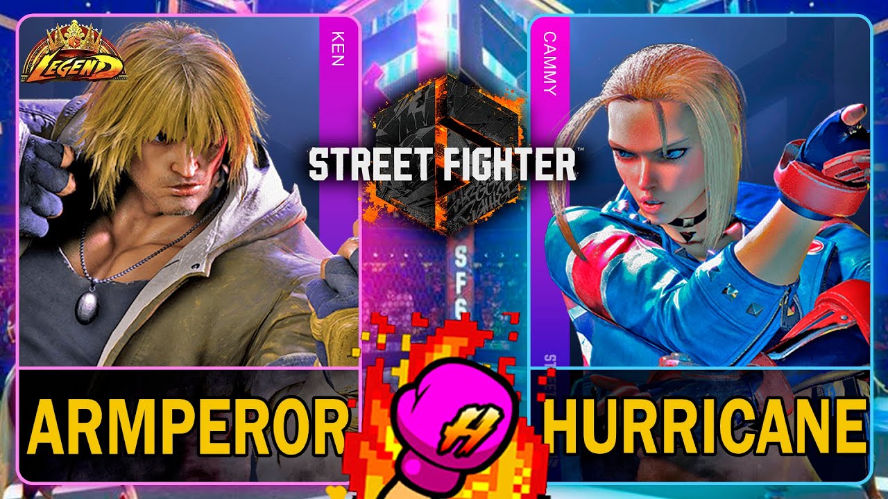 SF6 Armperor (KEN) VS Hurricane (CAMMY)🥊Street Fighter 6🥊スト6🥊4K 60ᶠᵖˢ