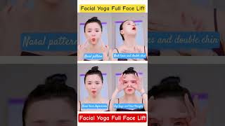 Four moves for a full face lift #FaceYoga #facelift #FacialYoga #1 on the Internet #faceworkout