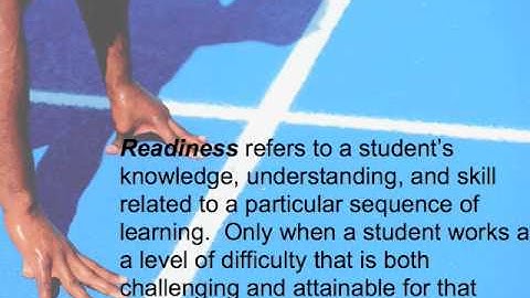The role of Pre-assessment and Differentiated Instruction