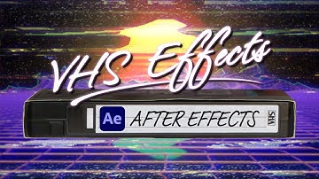 VHS Effect - After Effects (Turn Footage Into a Damaged VHS Tape)