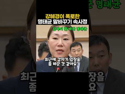 강혜경이 폭로하는 말 바꾸는 명태균의 사정 thumbnail
