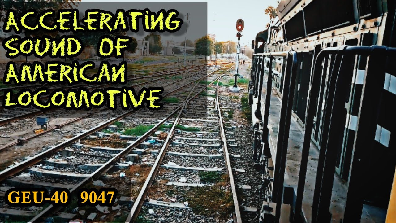 Acceleration Sound of American Locomotive | GEU-40
