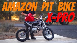 I bought one of the cheapest Amazon bikes for 2022 that I could find. It is a 125 pit bike.