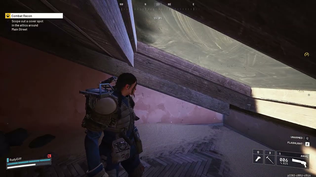 Scope out a cover spot in the attics around Main Street  – ARC Raiders