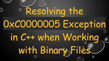Resolving the 0xC0000005 Exception in C+ +  when Working with Binary Files
