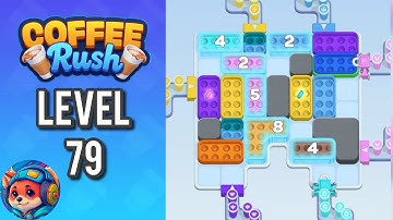 Coffee Rush: Block Jam - Level 79 – Puzzle Game Walkthrough & Solutions | Mobile Gameplay 