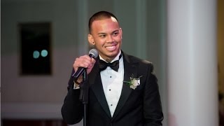 Video thumbnail of "Best Man Speech - Receives Standing Ovation"